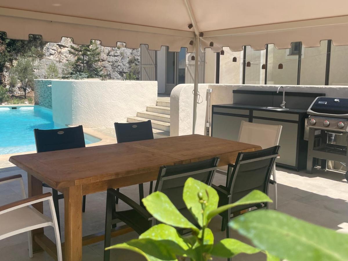 La Villa Des Carriers- Maison Avec Piscine Proche Mer ロックフォール・レ・パン エクステリア 写真